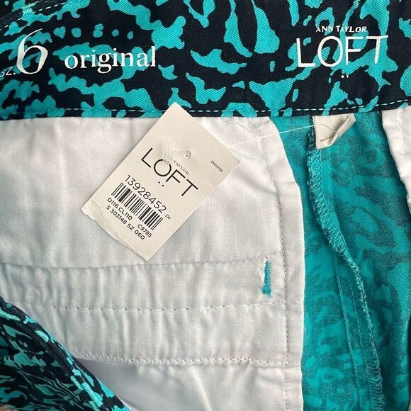 NEW LOFT Original Short Turquoise Black 6 - Picture 6 of 9